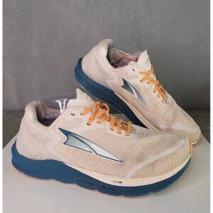 Altra Cream and Blue Athletic Shoes
